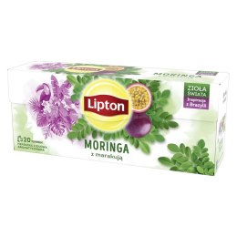 Herbata LIPTON ziołowa, moringa z marakują, 20 torebek