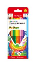 Kredki ołówkowe KEYROAD, gradientowe, 12 szt., mix kolorów