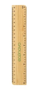 Linijka ECONOVO, 20cm, 100% z biodegradowalnego bambusa, naturalny