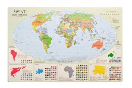 Podkładka na biurko GŁOWALA, mapa polityczna Świata, 58x38cm