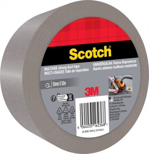 Taśma naprawcza SCOTCH, 50mm, 50m, 1 rolka, srebrna