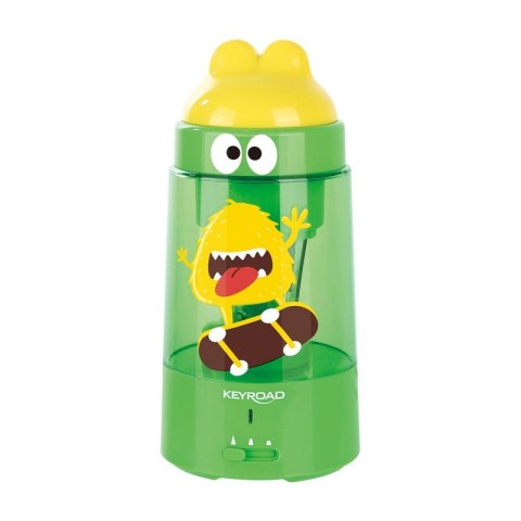 Temperówka elektryczna KEYROAD, USB, pojedyncza, zielona