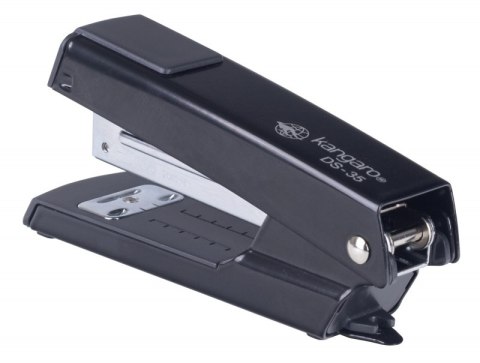 Zszywacz KANGARO DS-35, zszywa do 30 kartek, metalowy, w pudełku PP, czarny