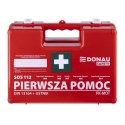 Apteczka DONAU SAFETY, plastikowa, K-10 +A, pomarańczowa