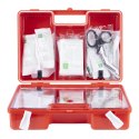 Apteczka DONAU SAFETY, plastikowa, K-15.2 +A, pomarańczowa