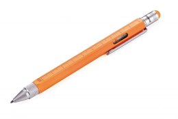 Długopis wielozadaniowy TROIKA Construction, pomarańczowy neonowy