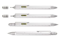 Długopis wielozadaniowy TROIKA Construction, srebrny
