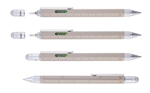 Długopis wielozadaniowy TROIKA Construction, szary