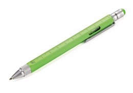 Długopis wielozadaniowy TROIKA Construction, zielony neonowy