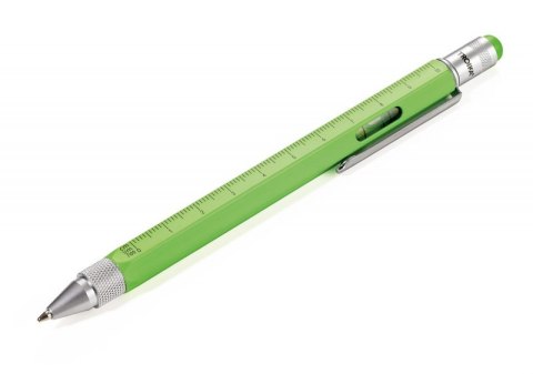 Długopis wielozadaniowy TROIKA Construction, zielony neonowy