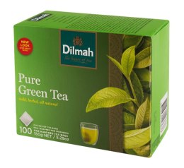 Herbata DILMAH, zielona, 100 torebek