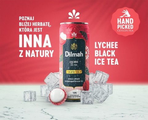 Herbata mrożona DILMAH, lychee, 330ml