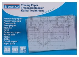 Kalka techniczna DONAU, A4, 10 arkuszy, 90gsm, transparentna