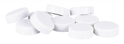 Magnesy do tablic Q-CONNECT, okrągłe, 20mm, 10szt, białe