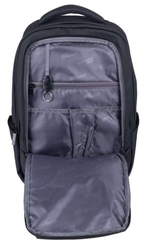 Plecak DONAU TRAVEL Berlin, 15,6", 16l, USB + kabel, czarny