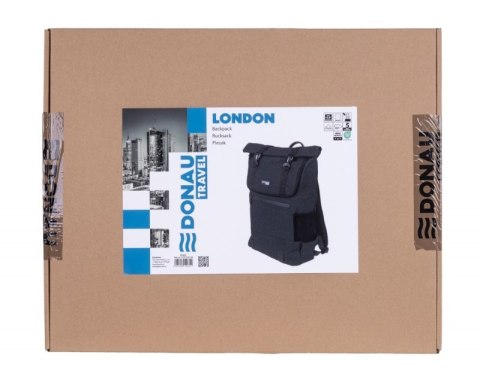 Plecak DONAU TRAVEL London, 15,6", 18l, czarny