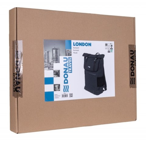 Plecak DONAU TRAVEL London, 15,6", 18l, czarny