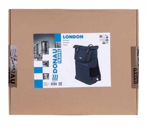 Plecak DONAU TRAVEL London, 15,6", 18l, granatowy