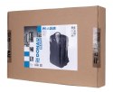 Plecak DONAU TRAVEL Prague, 17", 32l, USB + kabel, czarny