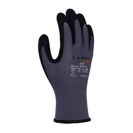 Rękawice DONAU SAFETY Flex, kat. II, rozm. 10, szare