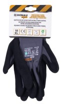 Rękawice DONAU SAFETY Flex, kat. II, rozm. 10, szare