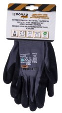 Rękawice DONAU SAFETY Flex, kat. II, rozm. 8, szare
