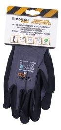 Rękawice DONAU SAFETY Flex, kat. II, rozm. 9, szare