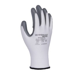 Rękawice DONAU SAFETY Nitrile 01, kat. II, rozm. 10, szare