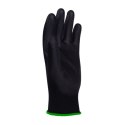 Rękawice DONAU SAFETY PU Black, kat. II, rozm. 11, czarne