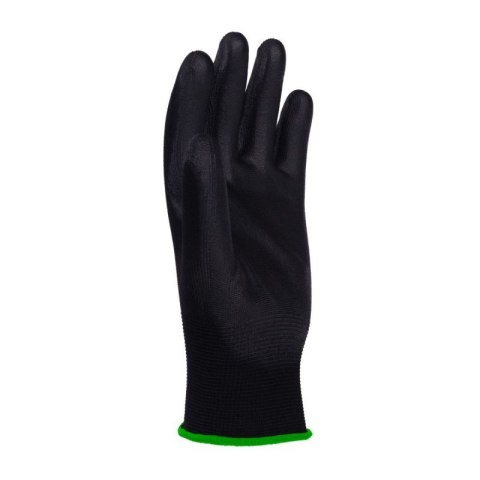 Rękawice DONAU SAFETY PU Black, kat. II, rozm. 11, czarne