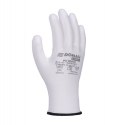Rękawice DONAU SAFETY PU White, kat. II, rozm. 10, białe