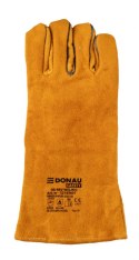 Rękawice spawalnicze DONAU SAFETY DS-KEV WELMIG, kevlar, skóra bydlęca, rozm. 10/XL, złote