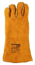 Rękawice spawalnicze DONAU SAFETY DS-KEV WELMIG, kevlar, skóra bydlęca, rozm. 10/XL, złote