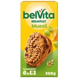 Ciasteczka zbożowe BELVITA z owocami MUSLI 300g