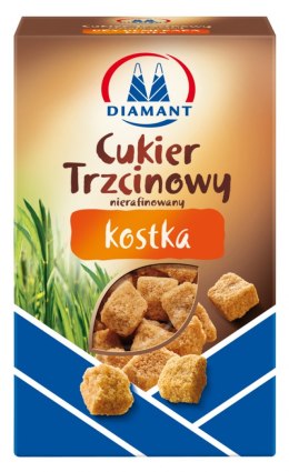 Cukier trzcinowy DIAMANT, w kostkach, 500g
