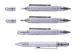 Długopis wielozadaniowy TROIKA Construction Liliput, czarny mat