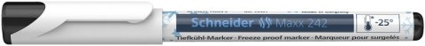 Marker odporny na zamrażanie SCHNEIDER Maxx 242, okrągły, 1mm, czarny