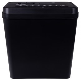 Niszczarka OFFICE PRODUCTS, paski, do 10 kartek A4, kosz 14l, czarna