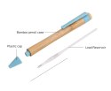 Ołówek automatyczny ECONOVO, obudowa 100% z biodegradowalnego bambusa, 0,7mm, 2 szt., naturalny