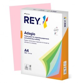 Papier ksero REY ADAGIO, A4, 160gsm, 89 różowy pastel *RYADA160X475 R100, 250 ark.
