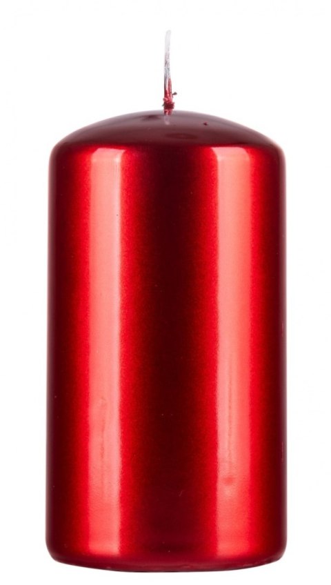 Świeca słupek DONAU HOME Aurora, 60x115mm, rubin