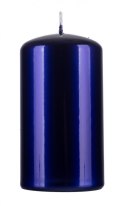 Świeca słupek DONAU HOME Aurora, 70x130mm, kobalt