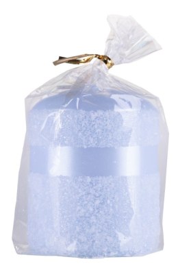 Świeca słupek DONAU HOME Milo, 70x90mm, błękit perła