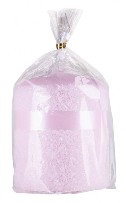 Świeca słupek DONAU HOME Milo, 70x90mm, róż perła