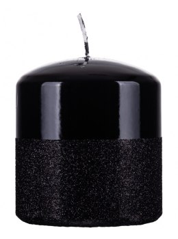 Świeca słupek DONAU HOME Onyx, 80x90mm, czarny