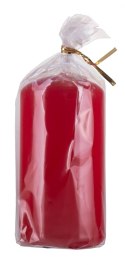 Świeca słupek DONAU HOME Standard Gloss, 50x100mm, czerwony