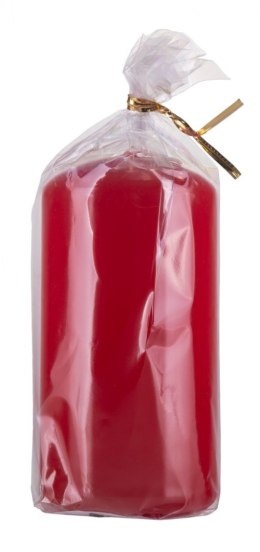 Świeca słupek DONAU HOME Standard Gloss, 50x100mm, czerwony