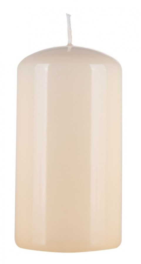 Świeca słupek DONAU HOME Standard Gloss, 60x115mm, kremowy