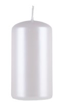 Świeca słupek DONAU HOME Standard Lakier, 60x115mm, biały perła