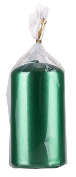 Świeca słupek DONAU HOME Standard Lakier, 60x115mm, zielony metaliczny połysk